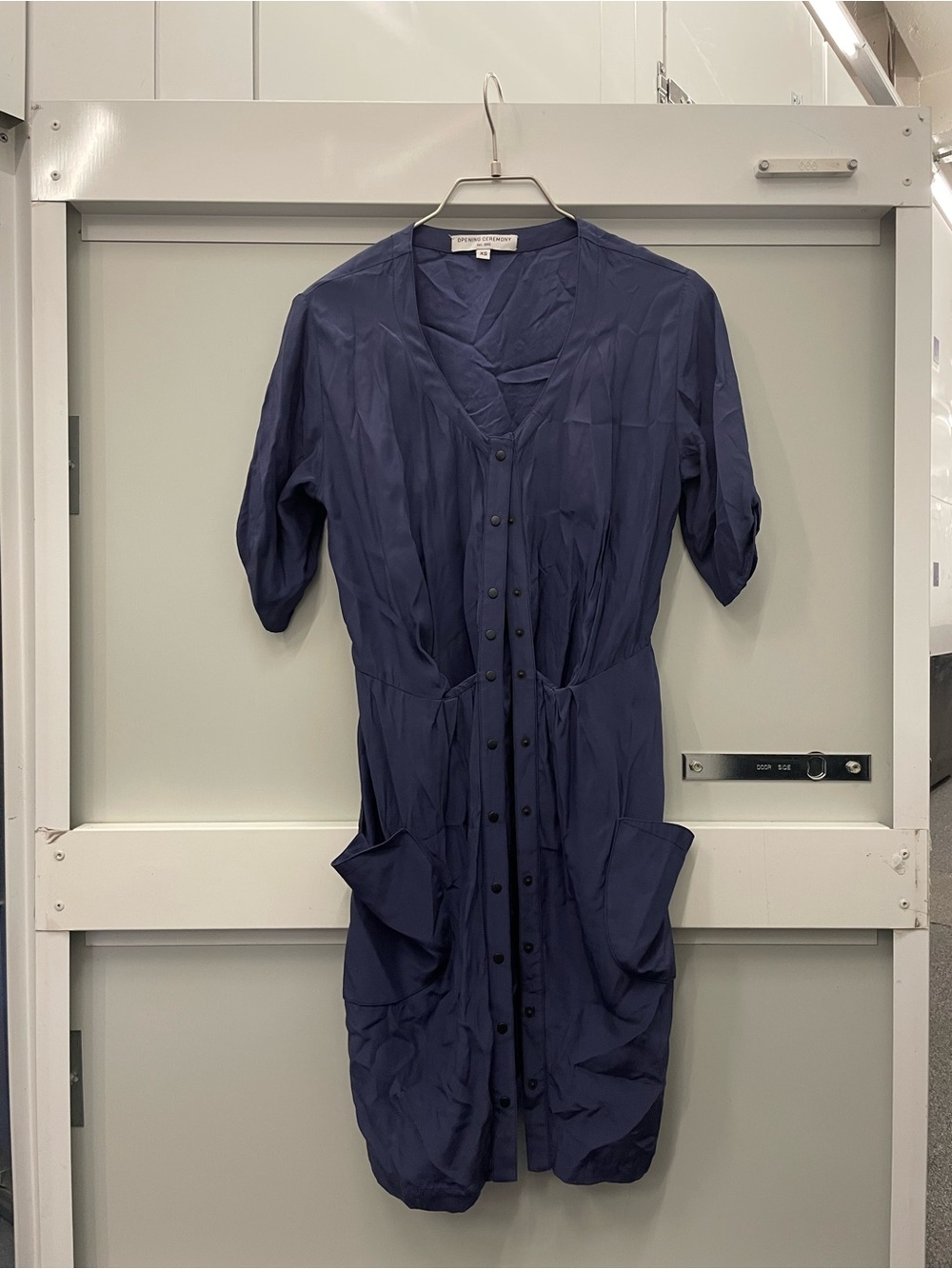 Opening Ceremony Silk Button-front Dress / Blouse